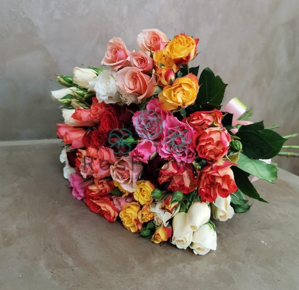 Букет цветов из: Розы в Чегеме-Втором