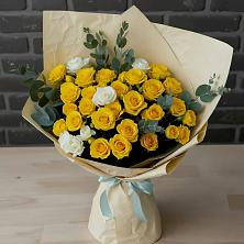 Букет цветов из:  Розы в Чегеме-Втором