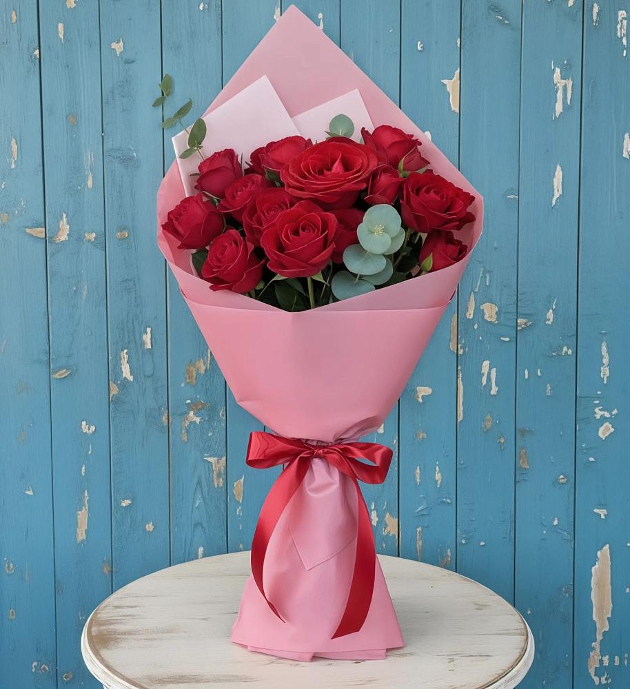 Букет цветов из: Розы в Чегеме-Втором