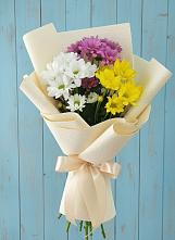 Букет цветов из:  Хризантемы в Чегеме-Втором