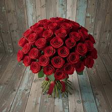 Букет 55 Красных роз Фридом #REPLACE_PRED# Чегеме-Втором