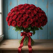 Букет Красные розы Блэк Меджик в Чегеме-Втором