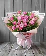 Букет Розовый кустик #REPLACE_PRED# Чегеме-Втором