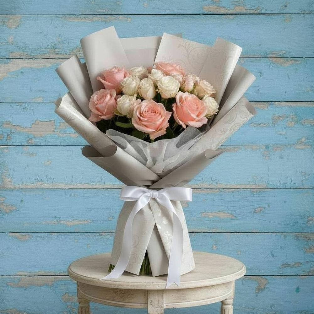 Букет цветов из: Розы в Чегеме-Втором