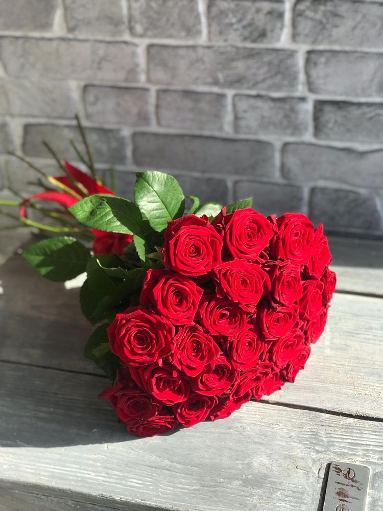 Букет Красные розы Фридом в Чегеме-Втором