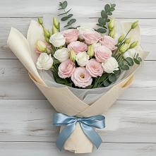 Букет цветов из:  Лизиантусы #REPLACE_PRED# Чегеме-Втором