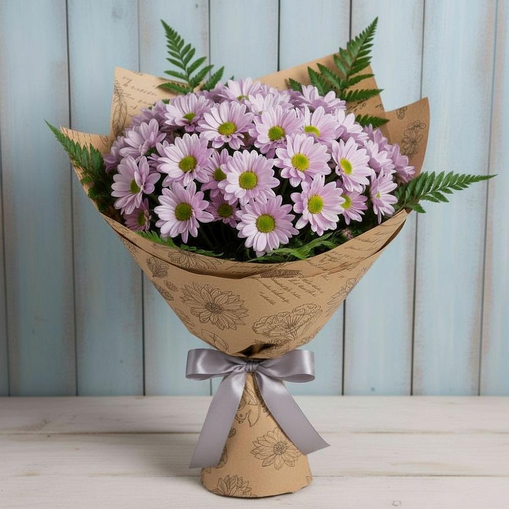 Букет цветов из: Хризантемы в Чегеме-Втором