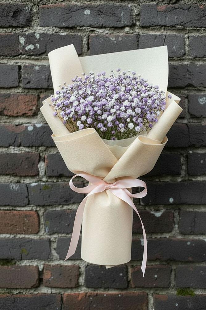 Букет цветов из: Гипсофила в Чегеме-Втором