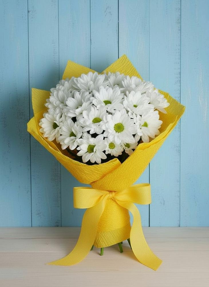 Букет цветов из: Хризантемы в Чегеме-Втором