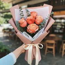 Букет цветов из:  Розы в Чегеме-Втором