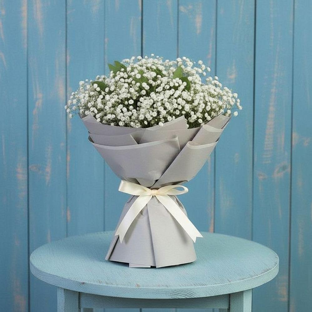 Букет цветов из: Гипсофила в Чегеме-Втором