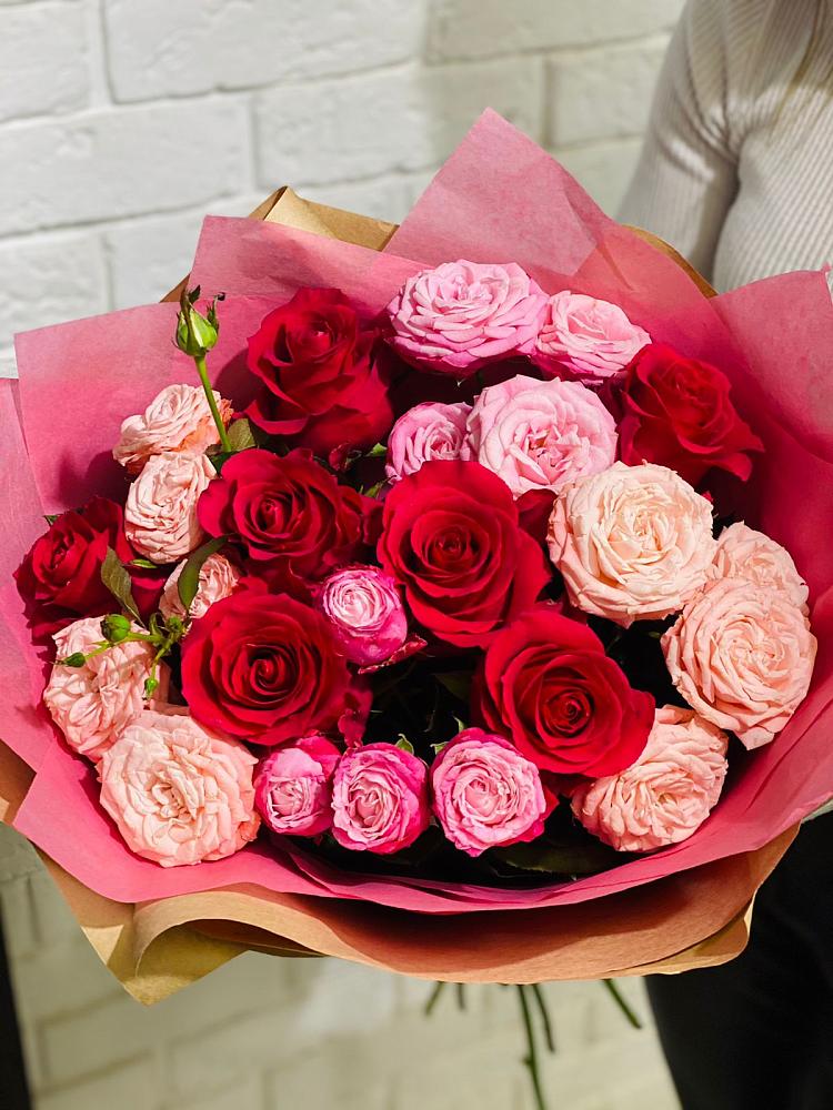 Букет цветов из: Розы в Чегеме-Втором