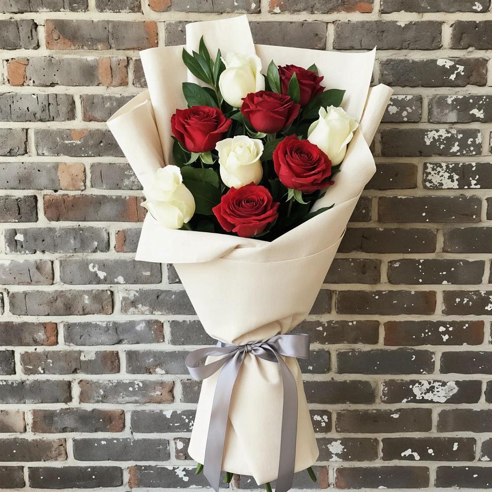 Букет цветов из: Розы в Чегеме-Втором