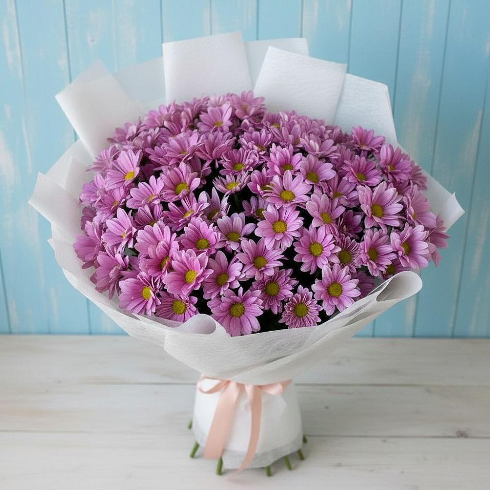 Букет цветов из: Хризантемы в Чегеме-Втором