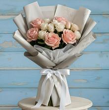 Букет цветов из:  Розы в Чегеме-Втором
