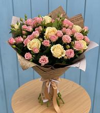 Букет цветов из:  Розы в Чегеме-Втором