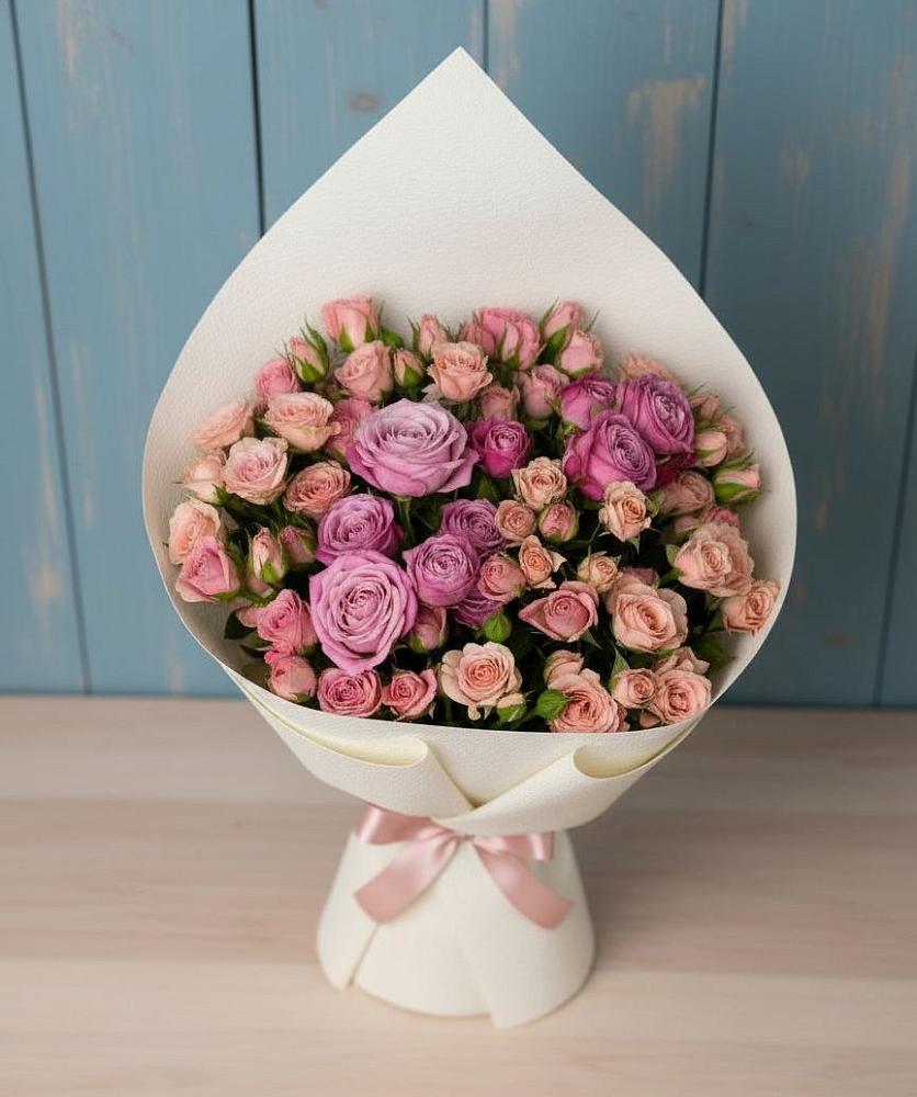 Букет цветов из: Розы в Чегеме-Втором