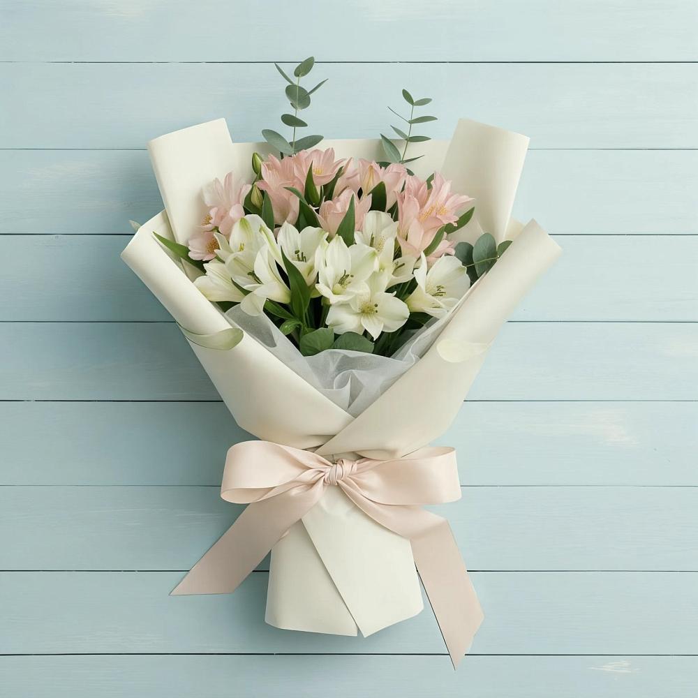 Букет цветов из: Альстромерии в Чегеме-Втором