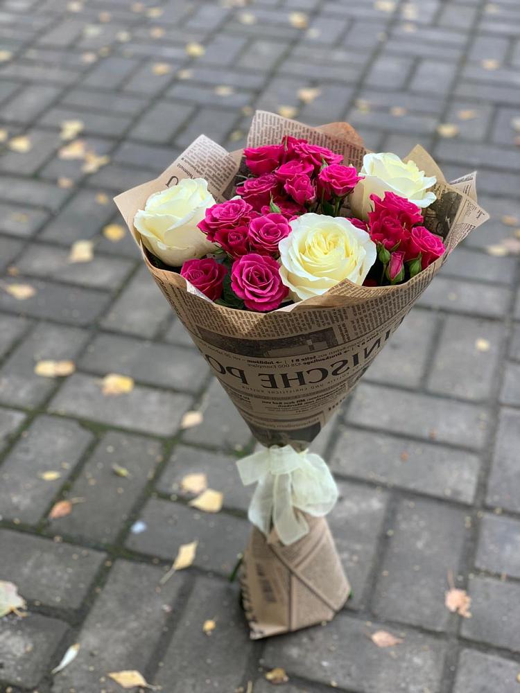 Букет цветов из: Розы в Чегеме-Втором