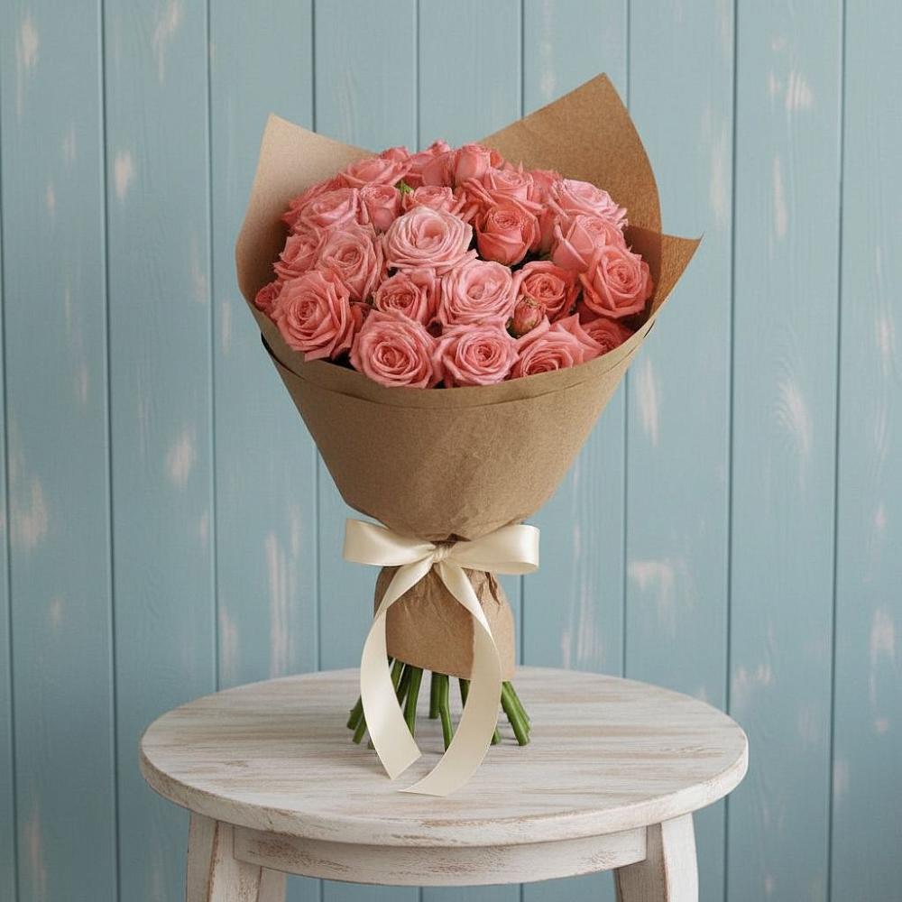 Букет цветов из: Розы в Чегеме-Втором