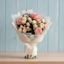 Букет цветов из:  Розы в Чегеме-Втором